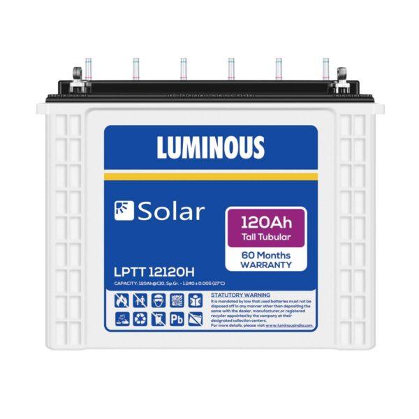Luminous Solar 120Ah Tubular Battery- Ujjawal Solar